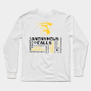 Old school telephone - anonymous calls Long Sleeve T-Shirt